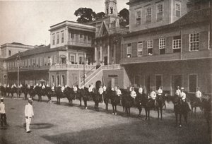 Al quartier generale della polizia militare, 1914