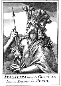 Atahualpa d1553, ultimo imperatore inca del Perù, 1686 da Unbekannt
