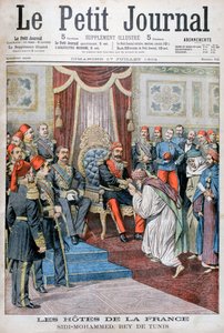 Udienza con Muhammad IV al-Hadi, il Bey di Tunisi, 1904 da Unbekannt