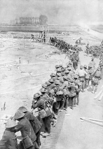 Truppe australiane il giorno prima della battaglia di Messines, Belgio, 6 giugno 1917 da Unbekannt