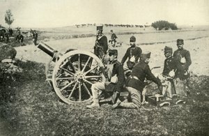 Artiglieria austriaca sul campo, 1919