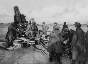 Mortaio austriaco, Prima Guerra Mondiale, 1915 da Unbekannt