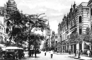 Avenida Rio Branco, Rio de Janeiro, Brasile, c1920 da Unbekannt