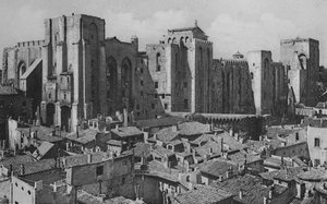 Avignone - Palazzo dei Papi lato est, c1925