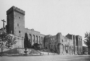 Avignone - Palazzo dei Papi, c1925 da Unbekannt