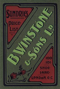 Pubblicità di B. Winstone & Sons Ltd., 1907 da Unbekannt