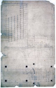 Motori di Babbage, un disegno di Charles Babbage da Unbekannt