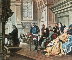 Bach visita Federico il Grande da Unbekannt