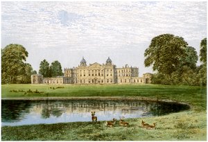 Badminton House, Gloucestershire, casa del Duca di Beaufort da Unbekannt