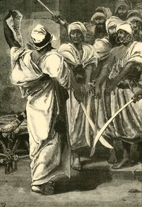 Bagaeus consegna i suoi messaggi alla guardia persiana, 1890 da Unbekannt