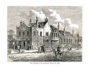 Bagnigge Wells, 1780 da Unbekannt