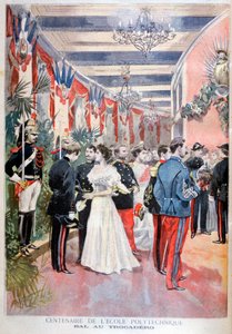 Ballo per celebrare un secolo della scuola politecnica, Trocadero, Parigi, 1894 da Unbekannt