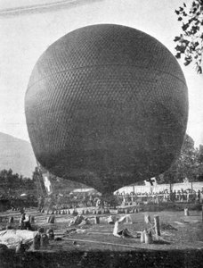 Pallone aerostatico, 1888 da Unbekannt