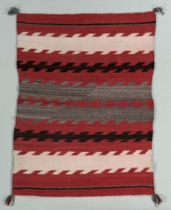 Tappeto a bande, c. 1890-1900 da Unbekannt
