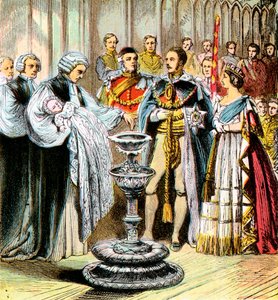 Battesimo del Principe di Galles, 1842 c1850s da Unbekannt