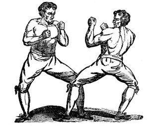 Boxe a mani nude, XVIII secolo da Unbekannt