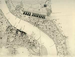 Parco e accantonamento di Barrackpore, 1841, 1925 da Unbekannt