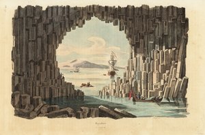 Colonne di basalto nella Grotta di Fingal, Staffa, Ebridi Interne, Scozia da Unbekannt