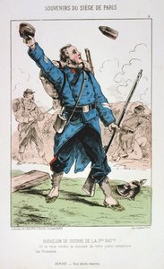 Bataillon de Guerre de la Garde Nationale, Assedio di Parigi, 1870-1871