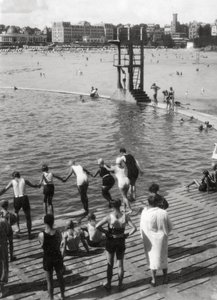 Piscina per il bagno, Dinard, Bretagna, Francia