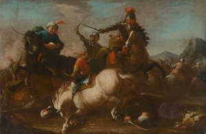 Scena di battaglia da Unbekannt