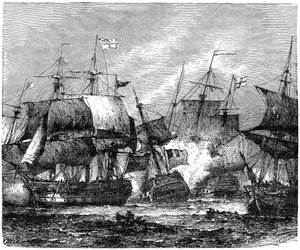 Battaglia della Baia di Abukir, 1 agosto 1798, 1898 da Unbekannt
