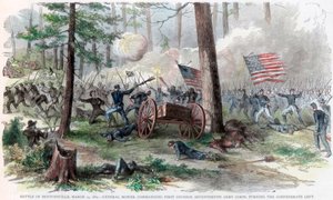 Battaglia di Bentonville, Carolina del Nord, Guerra Civile Americana 19 marzo 1865 da Unbekannt