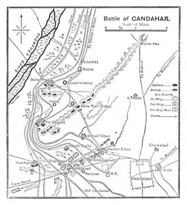 Battaglia di Candahar: Piano, 1902 da Unbekannt