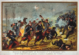 Battaglia di Champigny, guerra franco-prussiana, 30 novembre-2 dicembre 1870 da Unbekannt