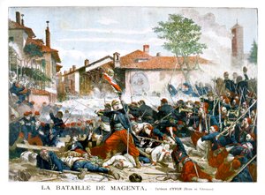 Battaglia di Magenta, 1859, 1901 da Unbekannt