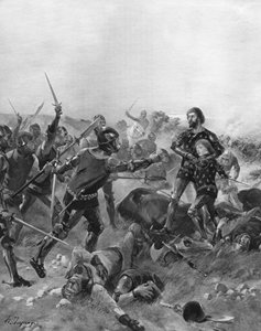 Battaglia di Poitiers, Francia, 1356 da Unbekannt