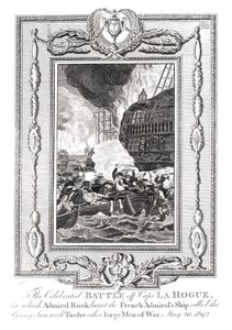 Battaglia al largo di Capo LaHogue da Unbekannt