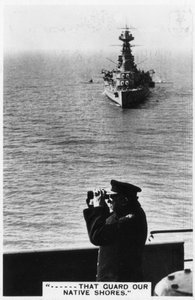 Incrociatore da battaglia HMS Hood durante esercitazioni primaverili, 1937 da Unbekannt
