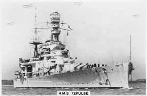 Incrociatore da battaglia HMS Repulse, 1937 da Unbekannt