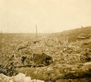 Campo di battaglia, Bezonvaux, Verdun, Francia settentrionale, c1914-c1918