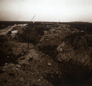 Campo di battaglia, Craonne, Francia settentrionale, c1914-c1918 da Unbekannt