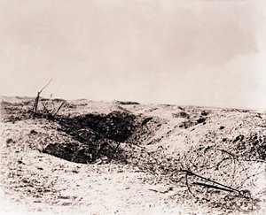 Campo di battaglia, Tahure, Francia settentrionale, c1914-c1918 da Unbekannt