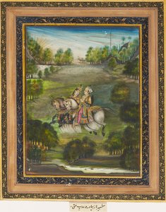 Baz Bahadur e Rupmati, c1820 da Unbekannt