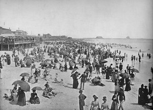Spiaggia di Atlantic City, New Jersey