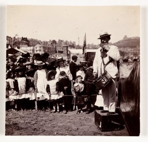 Intrattenitore sulla spiaggia, circa 1905 da Unbekannt