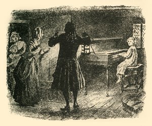 Chiamò silenziosamente gli altri a seguirlo, 1907 da Unbekannt