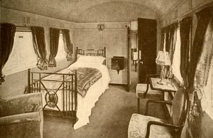 Camera da letto, Salone del Re, London and North Eastern Railway, 1930 da Unbekannt