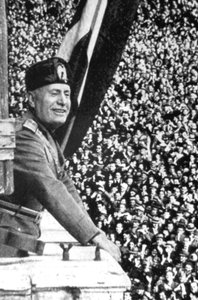 Benito Mussolini 1883-1945, dittatore fascista italiano