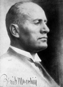 Benito Mussolini, dittatore fascista italiano, c1930s