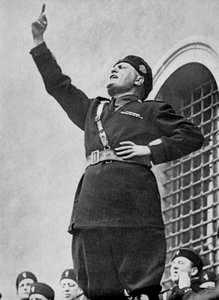 Benito Mussolini, dittatore fascista italiano da Unbekannt