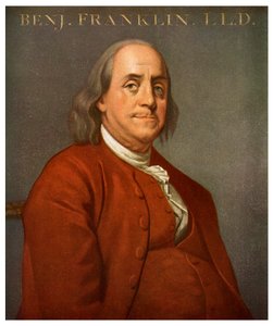 Benjamin Franklin, scienziato e politico americano, 1782 1956