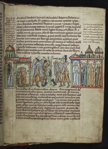 Bernardo di Chiaravalle che invia monaci alle case figlie, monaci cistercensi, 1249-1250