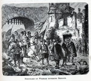 Bernhard di Weimar entra a Breisach, 1882