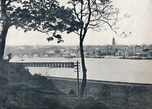 Berwick - Da Spittal, mostrando il ponte di Berwick, 1895 da Unbekannt