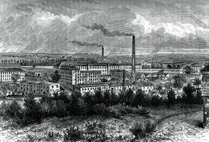 Bessbrook Mills e villaggio, Contea di Armagh, Irlanda da Unbekannt